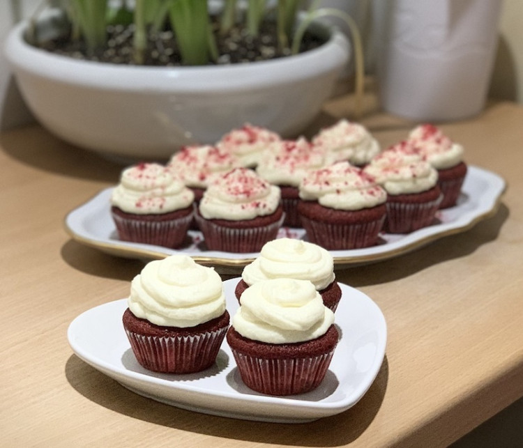 Red Velvet mini muffiny: Nápad na víkendové pečenie