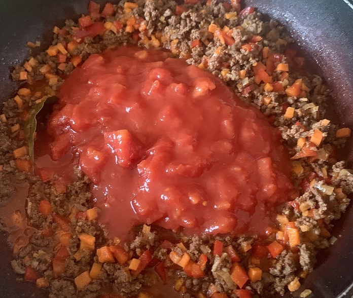 Chilli con carne s ryžou: Krok 6